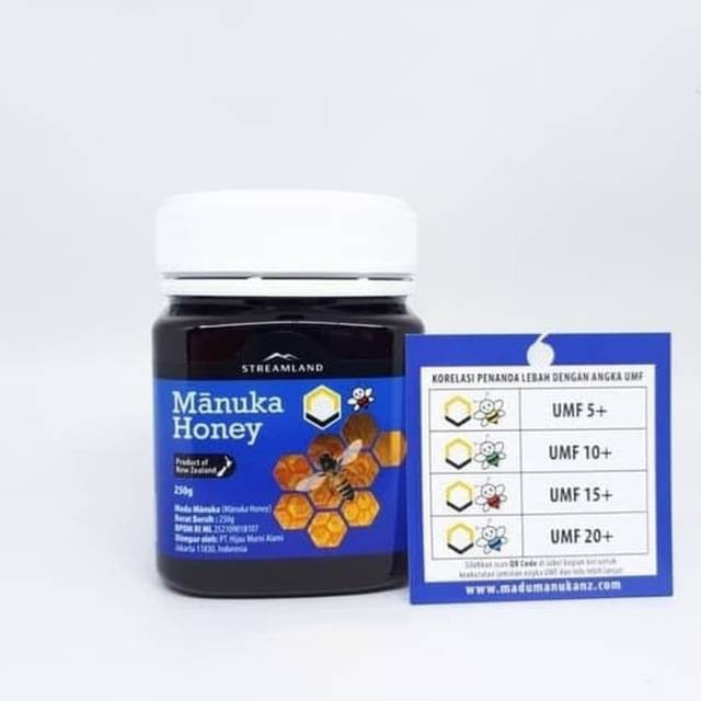 

STREAMLAND MANUKA ACTV HONY UMF 15+ 250 GR