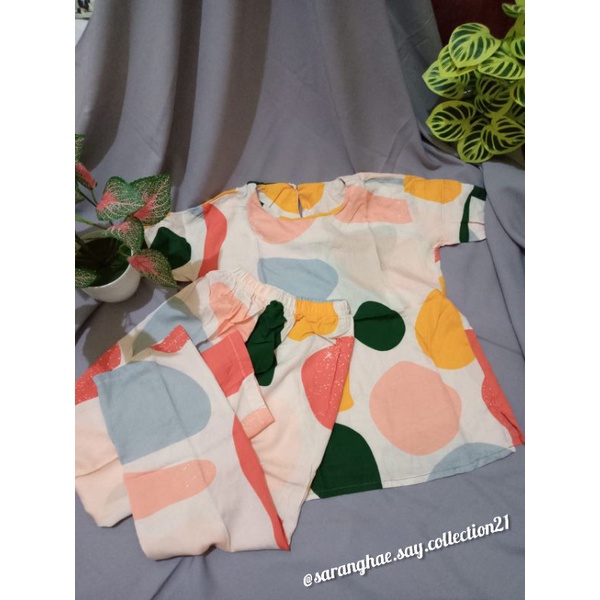 Baju Tidur Anak Perempuan/Piyama Set Anak Perempuan/Setelan Baju Tidur Perempuan