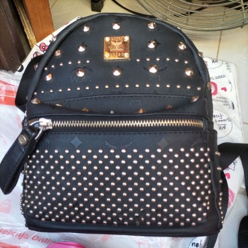 backpack mcm kulit mantul