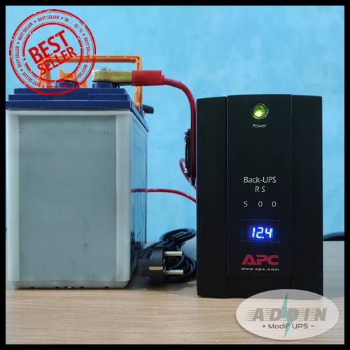 UPS Modif Aki Luar Power Inverter Otomatis APC RS500 Long Backup
