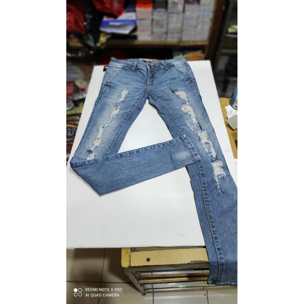 CELANA JEANS WANITA  PANJANG HARGA GROSIR  KODIAN TYPE RANDOM 1KODI 20PCS