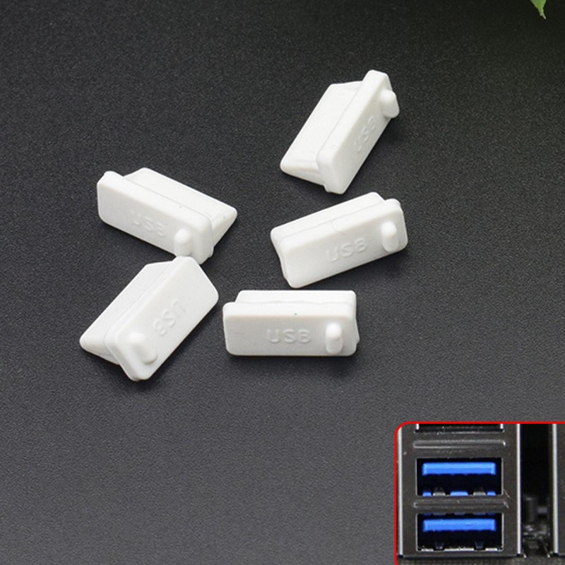 [Colorful Anti Dust Plug for Laptop] [Silicone Cover Stopper Laptop Dustproof USB Interface Waterproof Cover]