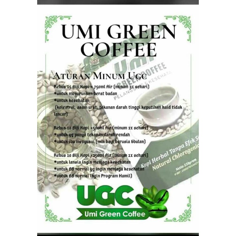 

UMIGREENCOFFEE (250gr)