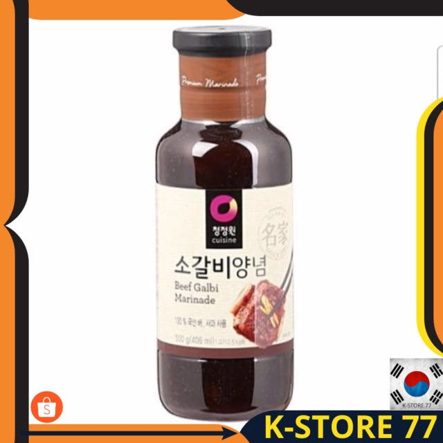 

BUMBU KOREA INSTAN CHUNG JUNG ONE SAUS PANGGANG IGA SAPI 500G-BBQ BEEF KALBI SAUCE KOREA RIBS IMPORT