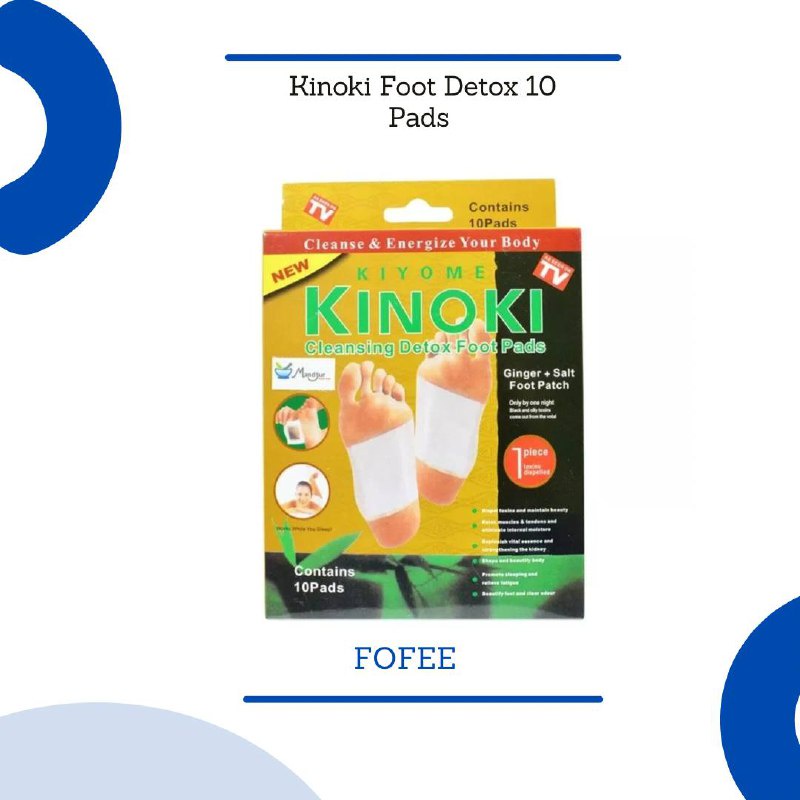 [IMPORT] - Kinoki Pad Gold Original Koyo Herbal Kaki Kinoki Gold Detox Original Isi 10 Pad