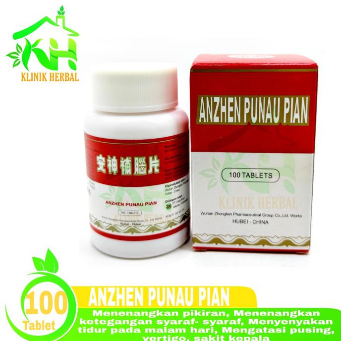 Obat Sinshe China Cina Anzhen Punau Pian - Obat Insomia Sulit Tidur Resep Leluhur
