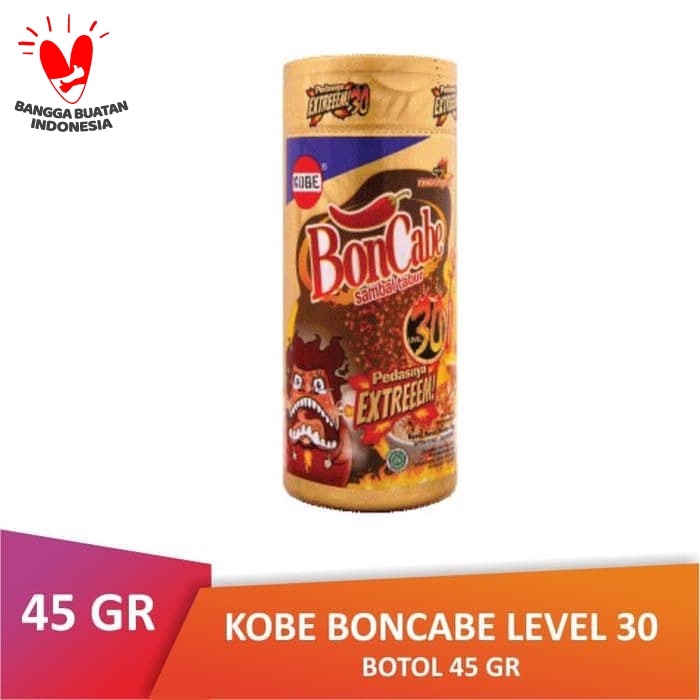 

MURAH [BTL] BONCABE Sambal Tabur Kobe Level 30 Original BOTOL | Bon Cabe