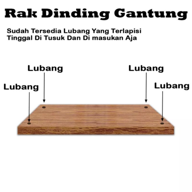 RAK GANTUNG SERBAGUNA / RAK DINDING MINIMALIS KAYU / RAK DINDING SERBAGUNA / RAK KOSMETIK/RAK SUSUN