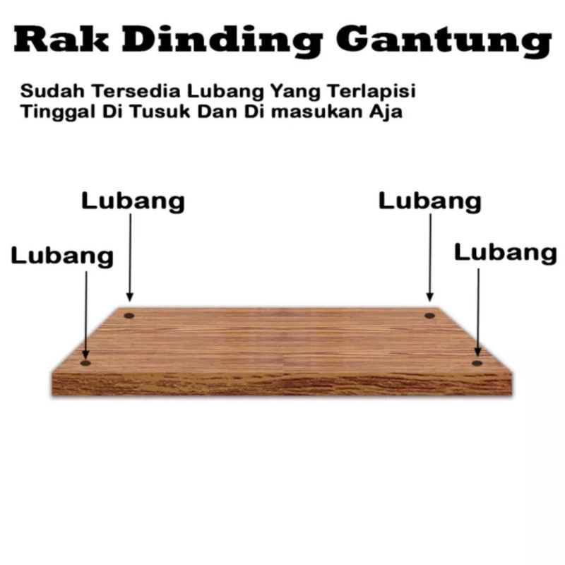 RAK GANTUNG SERBAGUNA / RAK DINDING MINIMALIS KAYU / RAK DINDING SERBAGUNA / RAK KOSMETIK