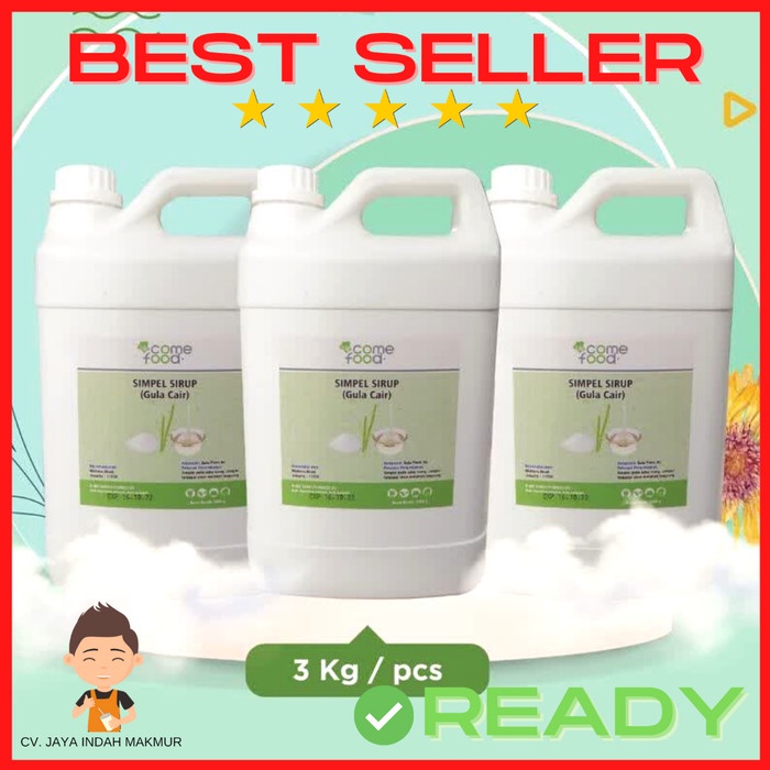 

Simple Syrup Simple Sirup Gula Cair 6kg
