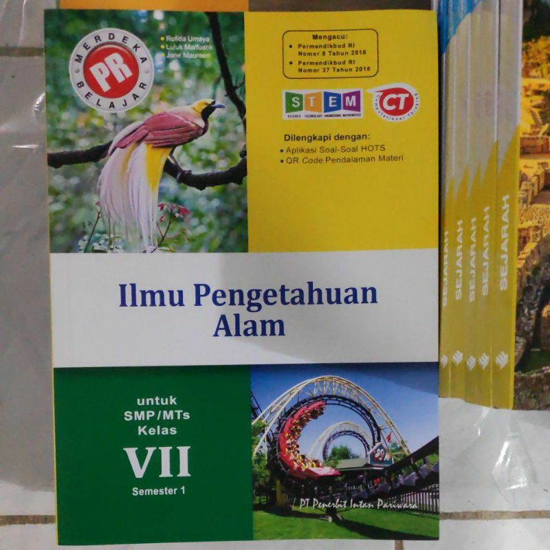 Buku PR IPA SMP Kelas VII-7 Semester 1 Terbaru Intan Pariwara
