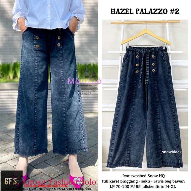 HAZEL PALAZZO #2 | CELANA JEANS KULOT | BY MARITZA | GFS