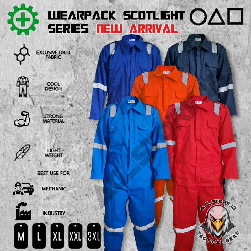 Wearpack Safety Terbaru | Wearpack bengkel | Baju bengkel | Seragam Kerja Proyek