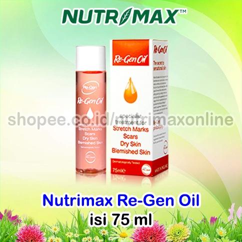 Nutrimax Re-Gen / Regen Oil 75Ml Obat Penghilang Bekas Luka Stretch Mark Marks Stretchmark Selulit