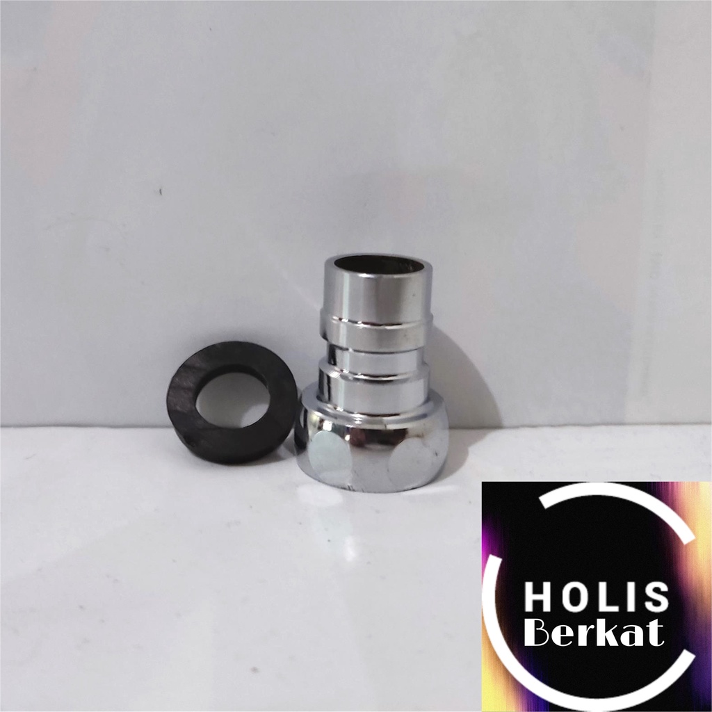 Sambungan Kran Taman / Cucut Ujung Keran Selang Adapter Stainless