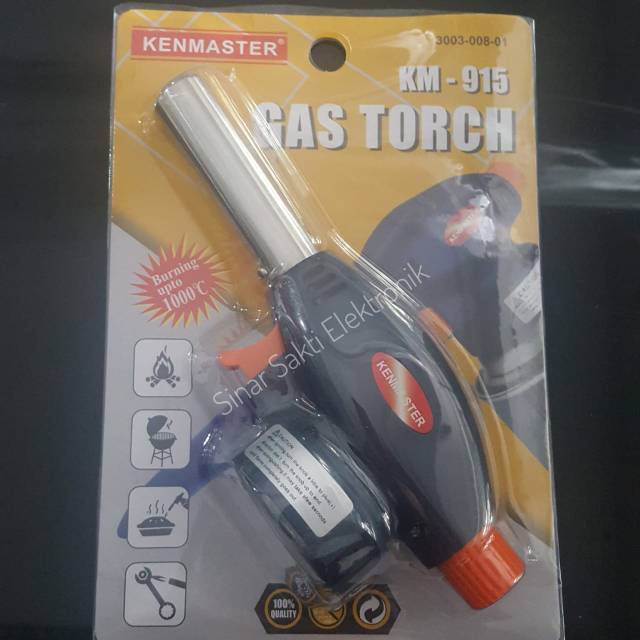 Kepala Gas / Alat Las Portable / Korek Gas Torch Kenmaster Burner Mini / Pemantik Gas Bakat Sushi