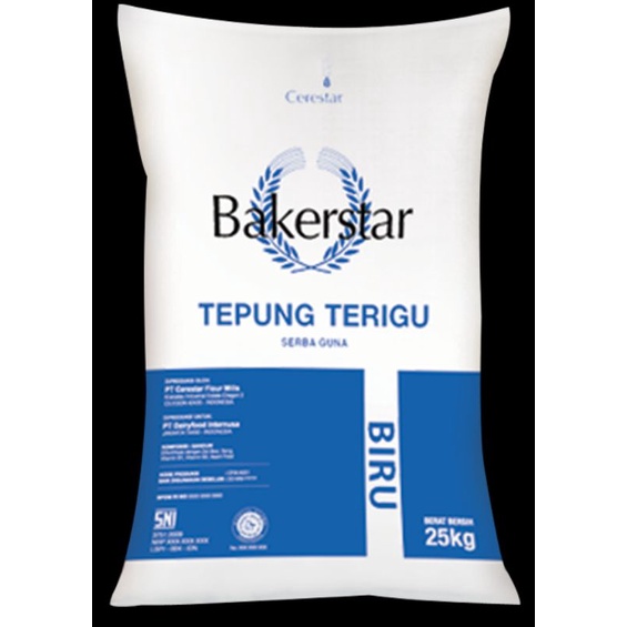 

Bakerstar Biru Tepung Terigu Serbaguna 1kg