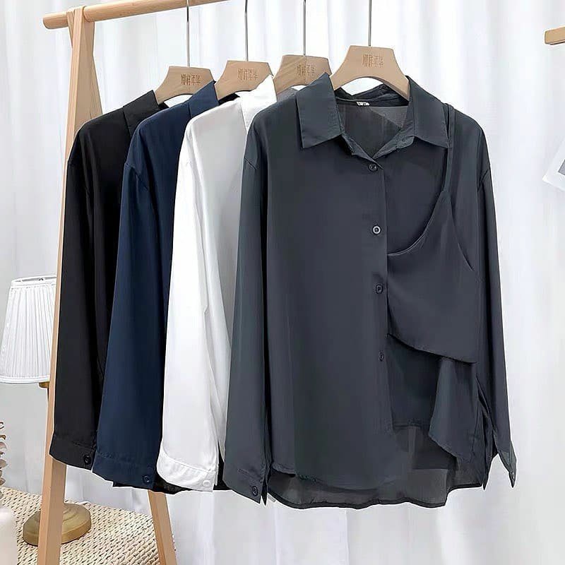 Cala Blouse Atasan Blouse Polos Basic Fashion Remaja Wanita Terlaris | Baju Atasan Kemeja Wanita Ter