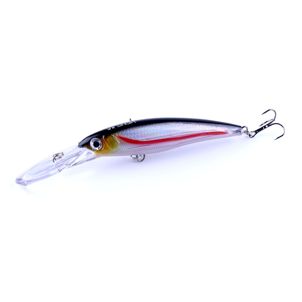 HENGJIA 6pcs 17cm/30g Big minnow umpan pancing swimbait fishing lure ikan bass bait kail wobbler tackle