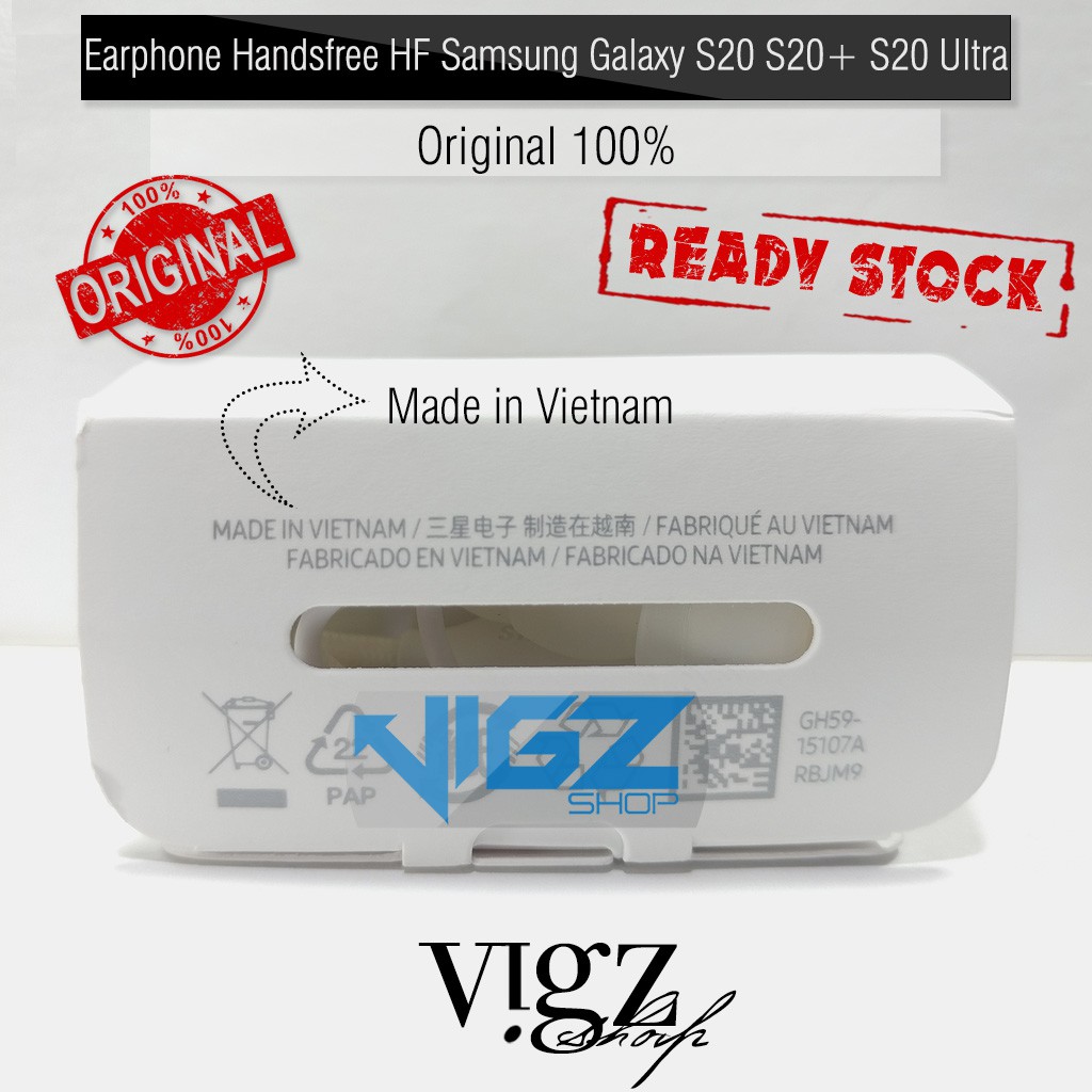 Earphone Handsfree HF Samsung Galaxy S21 Ultra S21+ S20 S20 Ultra Note20 Note 20 Ultra USB Type C Original 100%