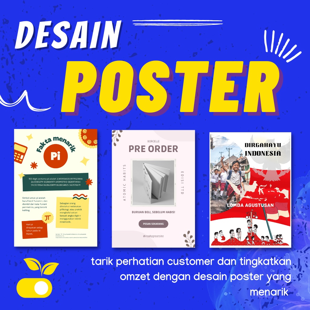 Jasa Desain Poster | Desain Leaflet | Desain Pamflet | Desain Brosur | Desain Kartu Nama