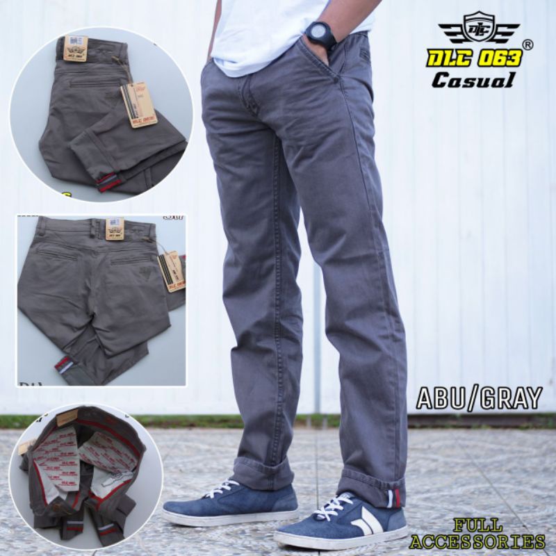 Celana Canvas Pria DLC Original Produk Bisa COD Bayar Di tempat