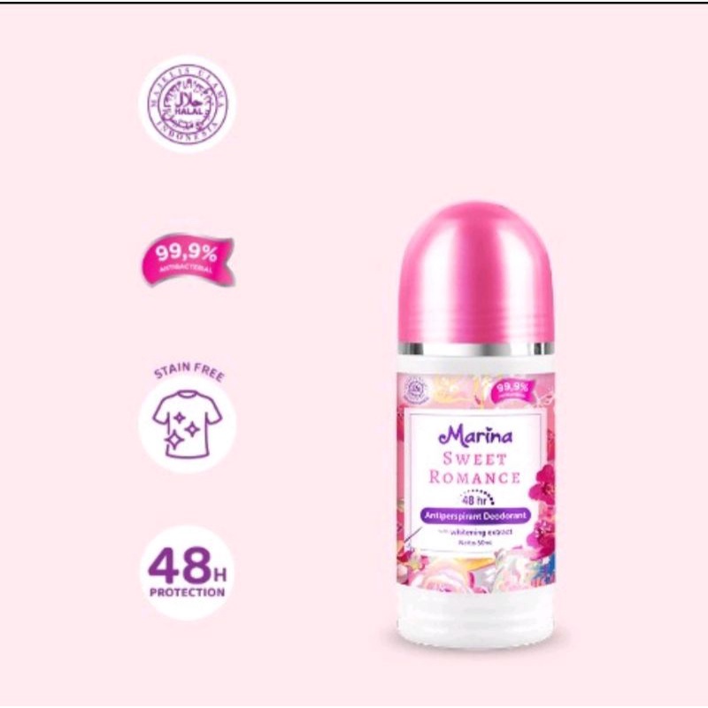 MARINA ANTI PERSPIRANT DEODORAN ROLL ON 50ML