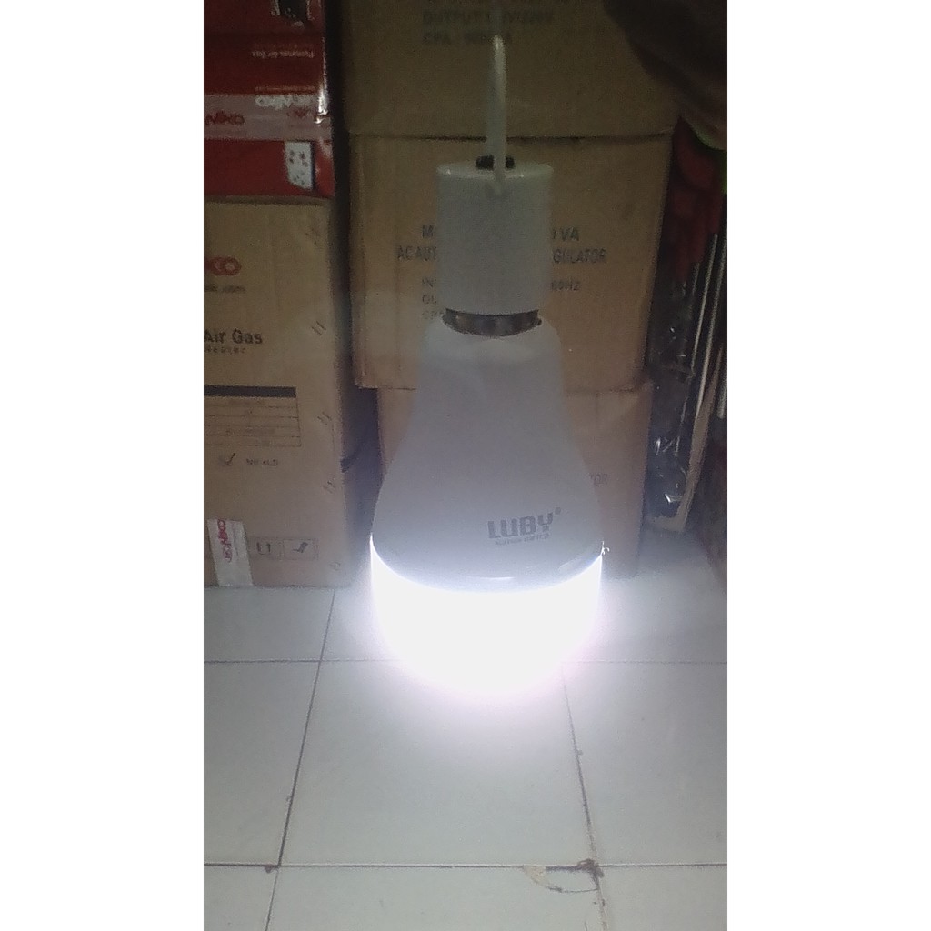 lampu emergency luby 12watt luby aladdin 12watt