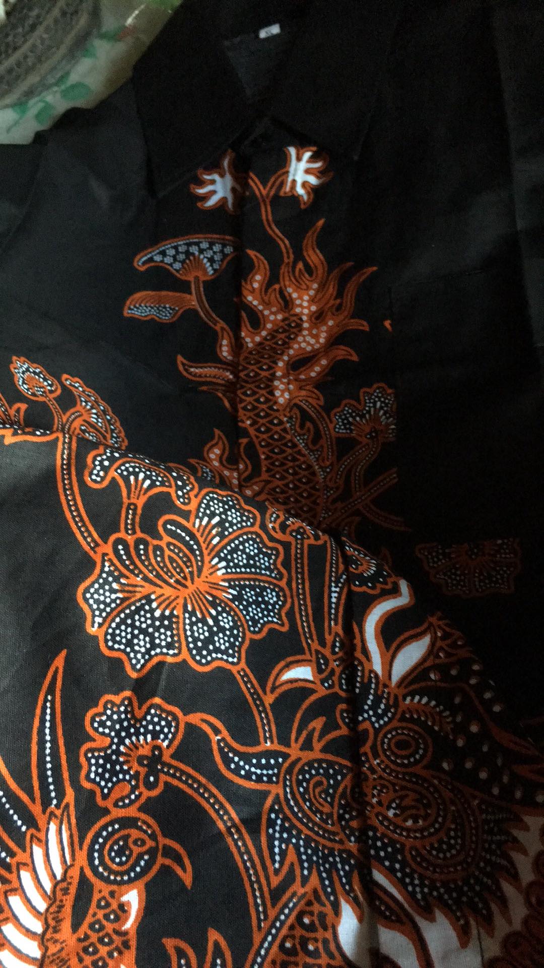 Risna Batik Hrb026 Kenongo Hem Kemeja Batik Pria Lengan Pendek Katun 