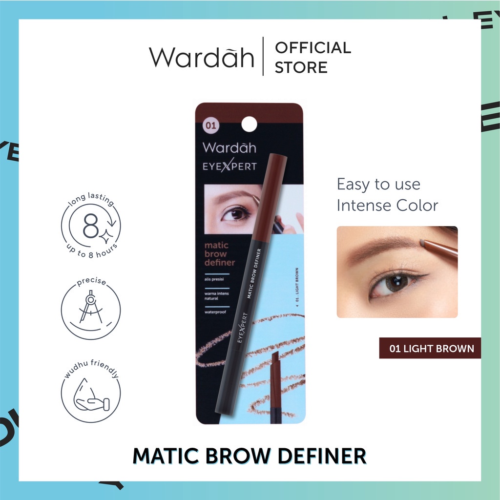 WARDAH EYEXPERT MATIC BROW DEFINER 0.25 GR