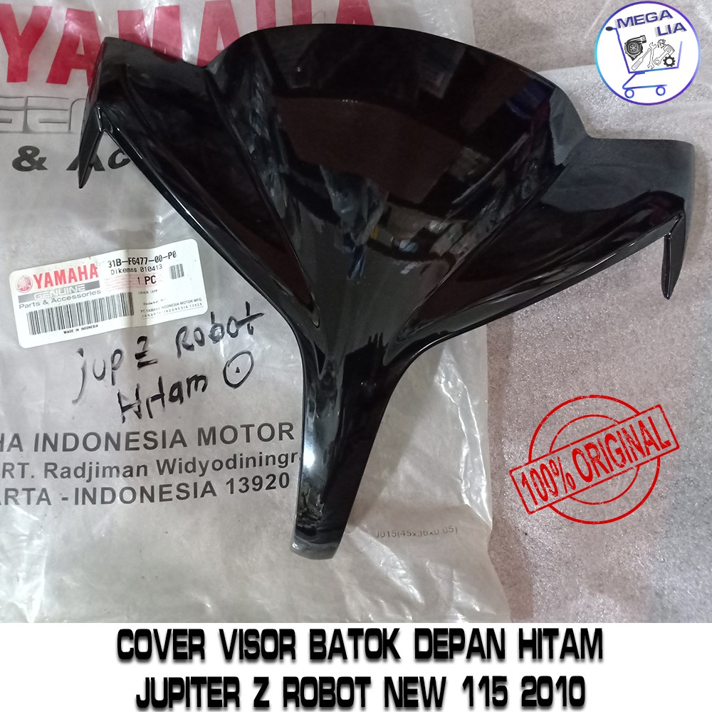 Cover Visor Batok Depan Hitam Jupiter Z Robot New 115 2010 2011 ORI YAMAHA 100%. 31B-F6477-00-P0