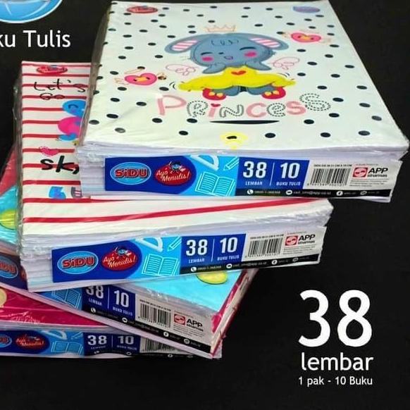 

X12WW, Keren .Buku Tulis Sidu 38 - Sinar Dunia isi 10 pcs"...!