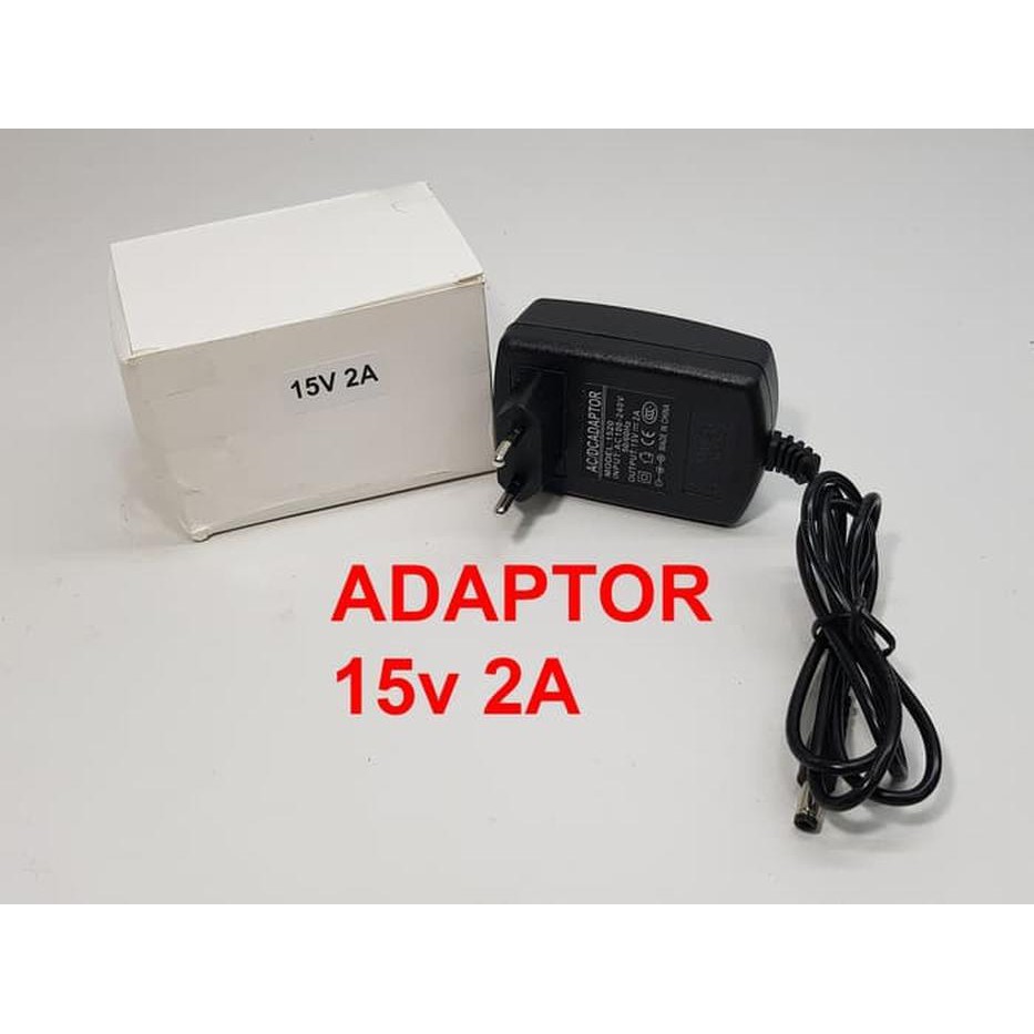 Adaptor 15v 2A / 15 volt 2 Ampere / adaptor 15v 2a
