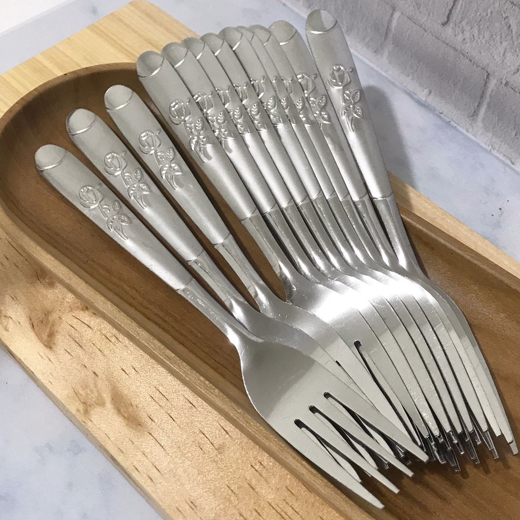 Garpu Makan Bunga isi 12