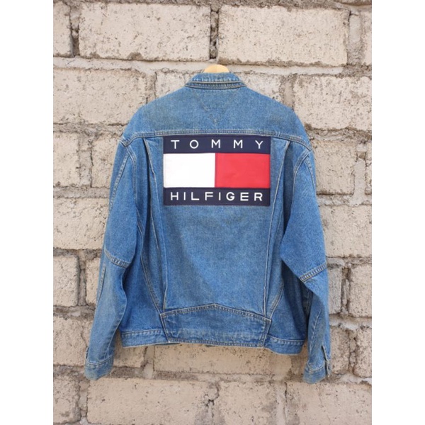 JACKET DENIM TOMMY HILFIGER BIG LOGO