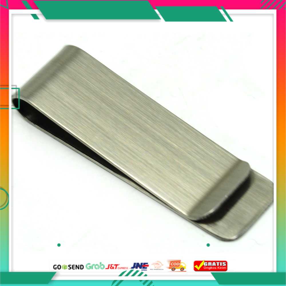 

Dompet Klip Uang Kertas Stainless Steel - HHYF