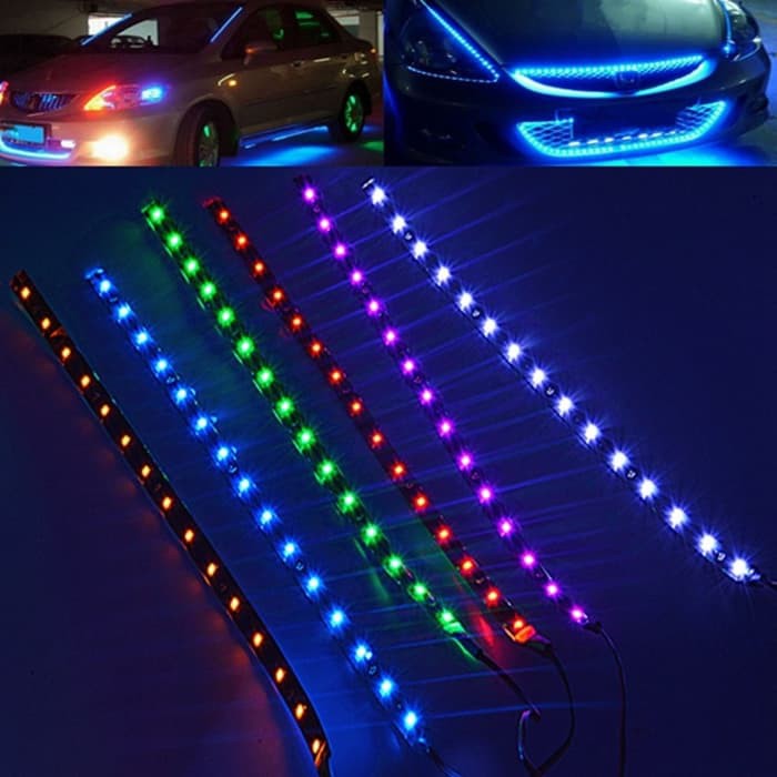 Led Strip Waterproof Flexible Lampu Rem Sen Sign Box Jok Bagasi *LDM11