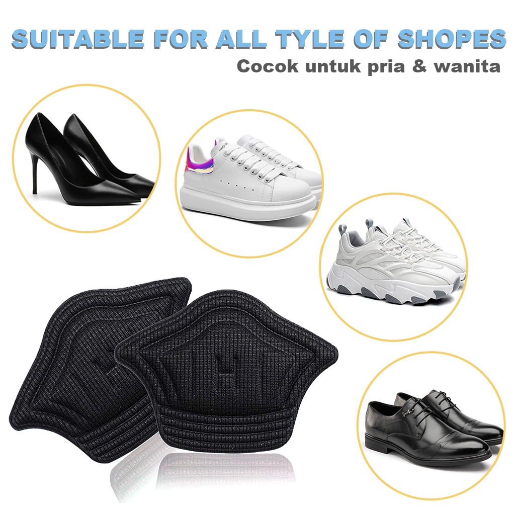 ❤️GTB❤️ GANJALAN SEPATU SNEAKERS KEBESARAN INSOLE ANTI TUMIT LECET INSOLE SNEAKERS R643