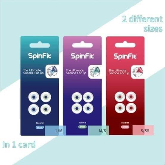 Spinfit Cp360 / Cp 360 2Pairs - M/S Pack Earphone Replacement Eartips
