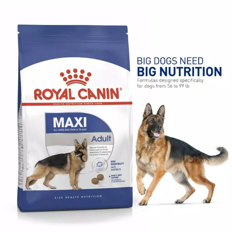 Royal Canin Maxi Adult 15kg / RC Makanan Anjing Ras Besar