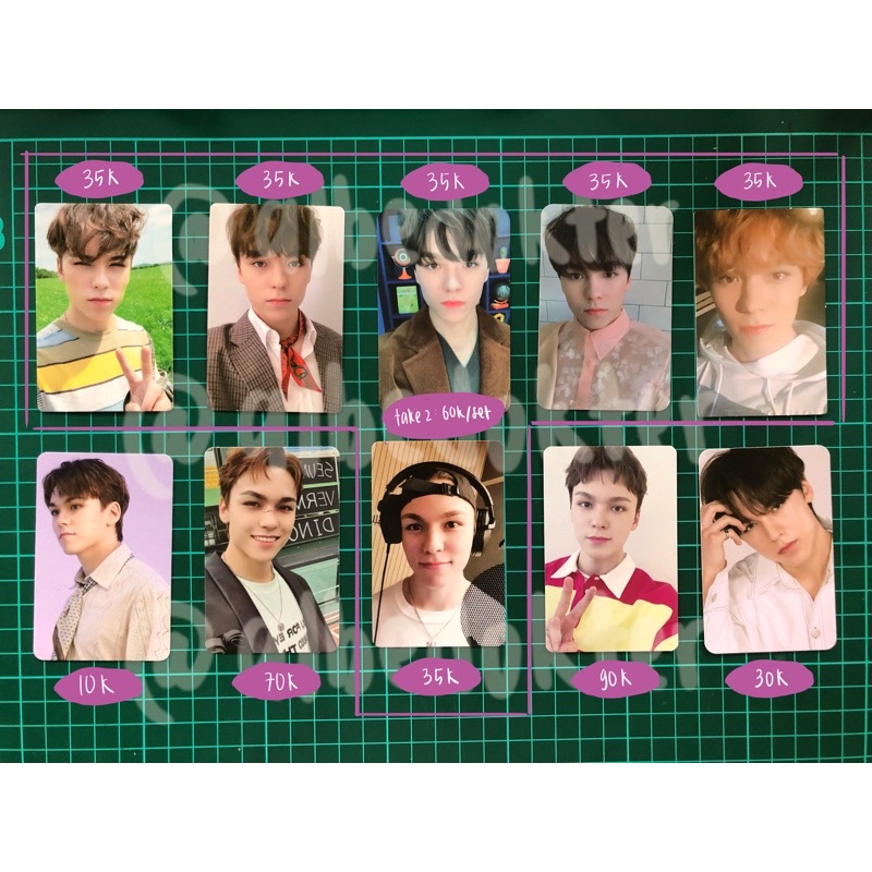 Photocard Benefit Synnara Yes24 Soundwave Seventeen Vernon Seungkwan Semicolon Henggarae