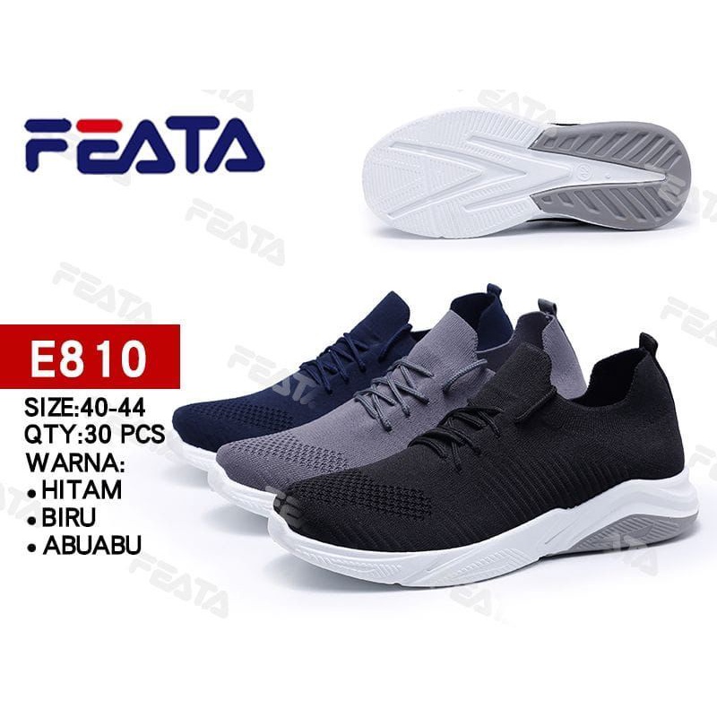 Sepatu pria sneakers import korea version Feata E810 + E812 sol anti selip WAJIB BACA DESKRIPSI...!!!!!!