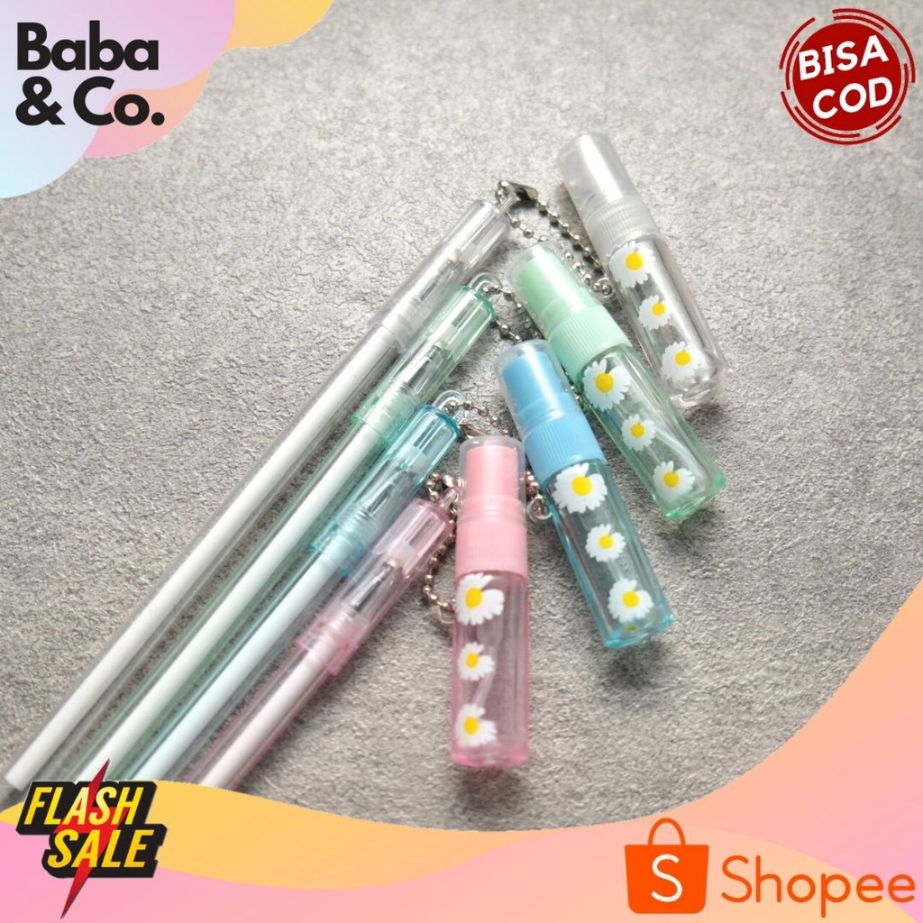PULPEN GANTUNGAN BOTOL PARFUM DECANT SPRAY PEN GANTUNGAN BOTOL HAND SANITAZER KOSONG PENA UNIK LUCU 