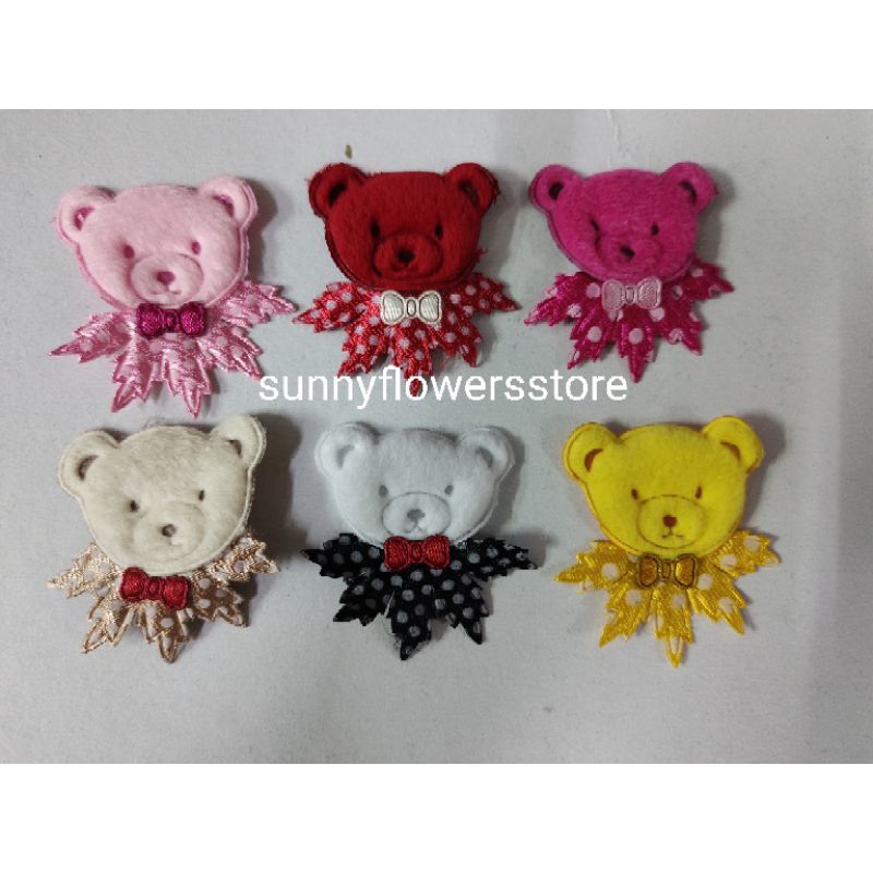 aplikasi patch boneka sweety kecil isi 12 pcs