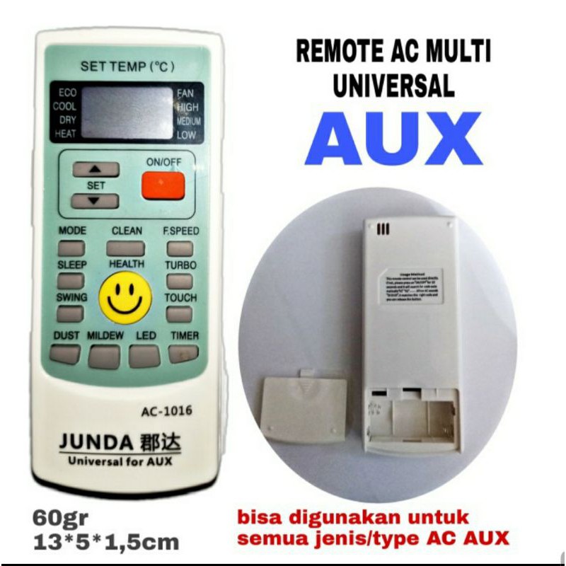 Remote AC Multi Universal Aux / Remote Ac Aux Junda Ac - 1016