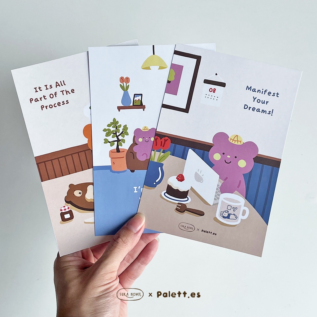 Sticker Sheets Art Print Deco Journaling Mini Wall Poster Wooden Easel - Suka Home x Palett.es Limited Stock