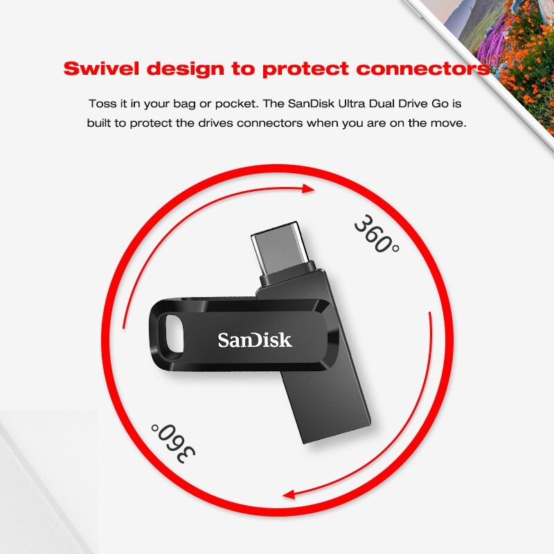 Sandisk USB 3.1 Dual Drive OTG Type-C Ultra GO - 32GB/64GB/128GB