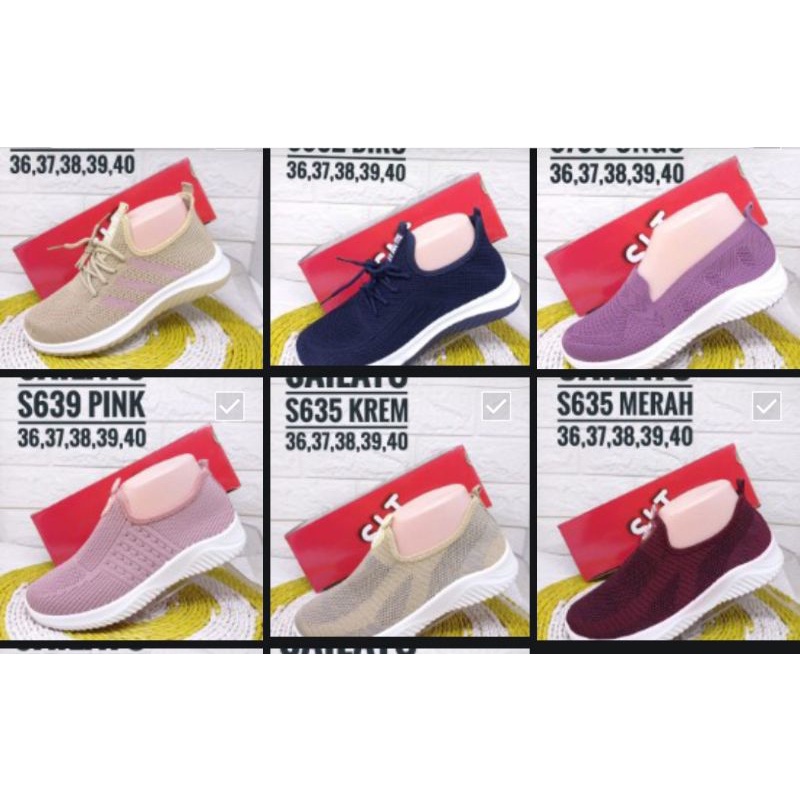 [Import] SAILATU Sepatu Rajut Wanita/Sepatu Fashion