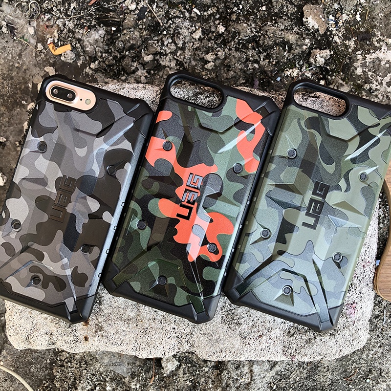 Uag Casing iPhone 14 13 12 11 Pro Max 14Max Motif Camo Militer Shockproof