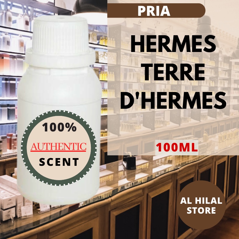BIBIT PARFUM 100ML HRMS TERRE D'HERME MAN REPACK | PARFUME BEST SELLER FOR MAN MINYAK WANGI TAHAN LA